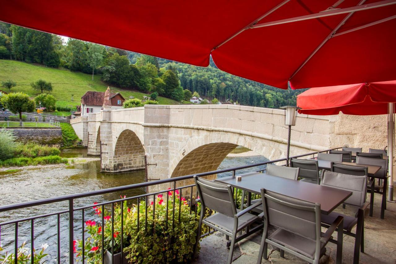 Hotel Demi-Lune Saint-Ursanne Extérieur photo